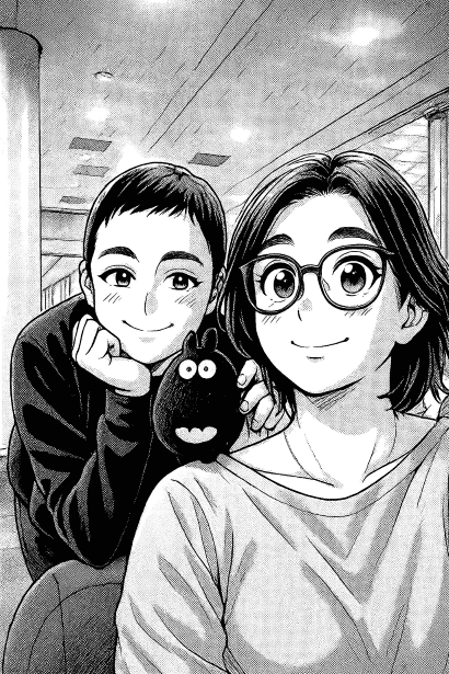 Fanny, Delphine et Yuzu, l'équipe d'Autre Latitude en dessin noir et blanc